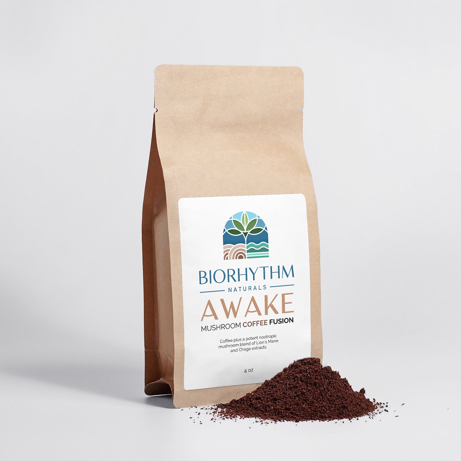 AWAKE MUSHROOM COFFEE FUSION: LION'S MANE & CHAGA SUPER BLEND